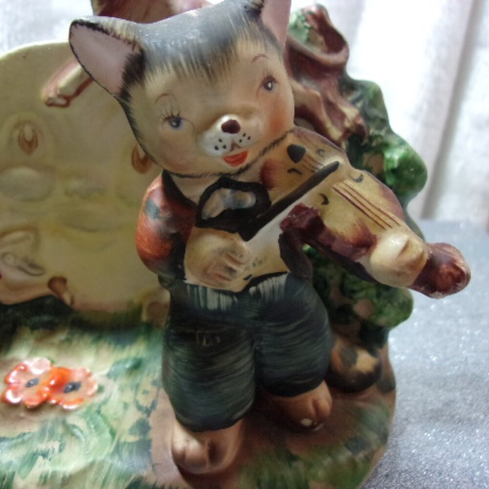 H-427 VINTAGE LEFTON HEY DIDDLE DIDDLE FIGURINE - Picture 9 of 12